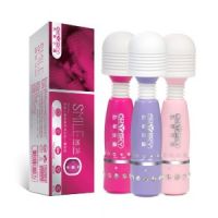 【女用器具】微笑强力震动AV棒玫红色omysky/私享玩趣